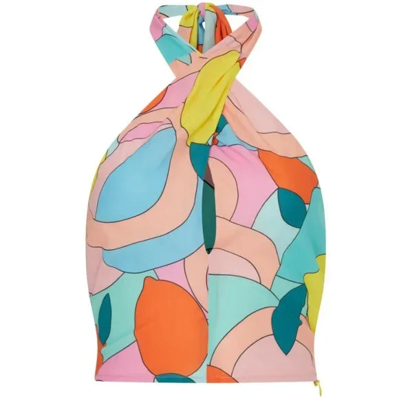 Staud Citrus Kai Top multicolor halter top - Picture 8 of 9